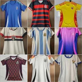 Women's slim fit fashion football jersey-1272  